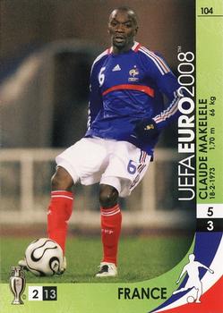 2008 Panini UEFA Euro #104 Claude Makelele Front