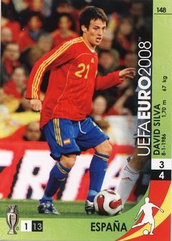 2008 Panini UEFA Euro #148 David Silva Front