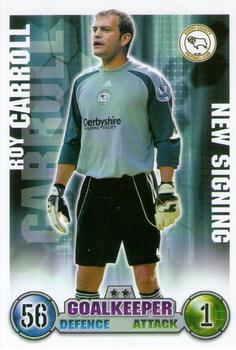 2007-08 Topps Match Attax Premier League Extra #NNO Roy Carroll Front