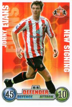 2007-08 Topps Match Attax Premier League Extra #NNO Jonny Evans Front