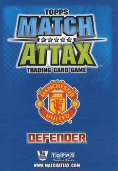 2008-09 Topps Match Attax Premier League Extra #NNO Jonny Evans Back