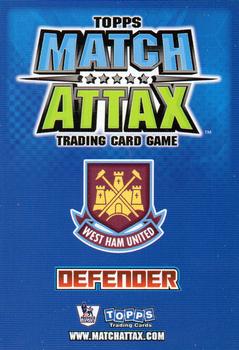 2008-09 Topps Match Attax Premier League Extra #NNO James Collins Back