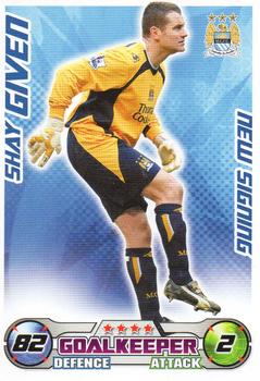 2008-09 Topps Match Attax Premier League Extra #NNO Shay Given Front