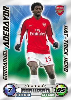 2008-09 Topps Match Attax Premier League Extra #NNO Emmanuel Adebayor Front