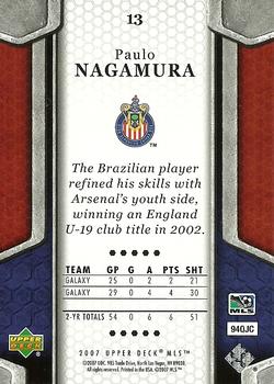 2007 Upper Deck MLS #13 Paulo Nagamura Back