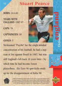 1998 Upper Deck England #12 Stuart Pearce Back