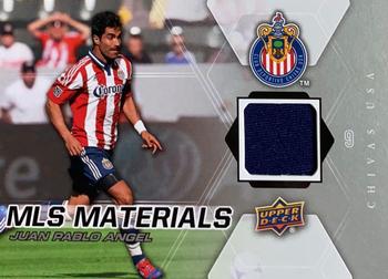 2012 Upper Deck MLS - MLS Materials #M-JPA Juan Pablo Angel Front