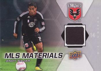 2012 Upper Deck MLS - MLS Materials #M-AN Andy Najar Front