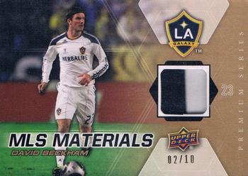 2012 Upper Deck MLS - MLS Materials Premium Series #M-DB David Beckham Front