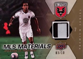 2012 Upper Deck MLS - MLS Materials Premium Series #M-DD Dwayne De Rosario Front