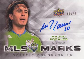 2012 Upper Deck MLS - MLS Marks #MA-MR Mauro Rosales Front