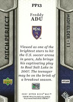 2007 Upper Deck MLS - Pitch Perfect #PP13 Freddy Adu Back