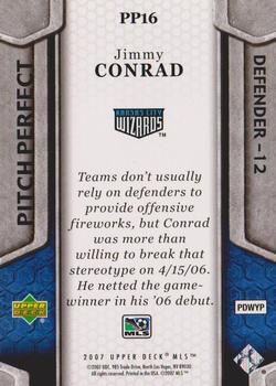 2007 Upper Deck MLS - Pitch Perfect #PP16 Jimmy Conrad Back
