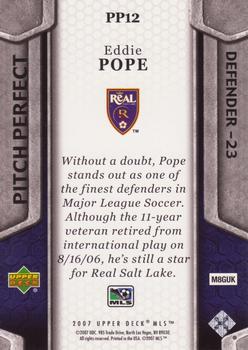2007 Upper Deck MLS - Pitch Perfect #PP12 Eddie Pope Back