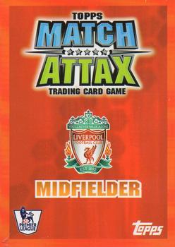 2007-08 Topps Match Attax Premier League - Man of the Match Players #NNO Steven Gerrard Back
