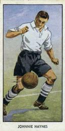 1955 D.C. Thomson / The Wizard Famous Footballers Coloured Mauve back #13 Johnny Haynes Front