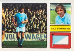 1973-74 FKS Wonderful World of Soccer Stars Stickers #155 Mike Summerbee Front