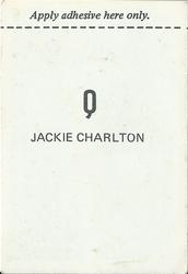 1973-74 FKS Wonderful World of Soccer Stars Stickers #Q Jack Charlton Back