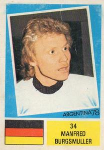 1978 FKS Publishers Argentina 78 Stickers #34 Manfred Burgsmuller Front