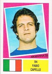 1978 FKS Publishers Argentina 78 Stickers #94 Fabio Capello Front