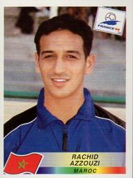 1998 Panini World Cup Stickers #61 Rachid Azzouzi Front