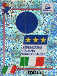 1998 Panini World Cup Stickers #86 Italia Badge Front