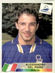 1998 Panini World Cup Stickers #97 Alessandro Del Piero Front