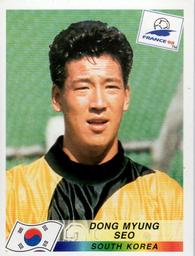 1998 Panini World Cup Stickers #352 Seo Dong-Myung Front