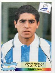 1998 Panini World Cup Stickers #509 Juan Roman Riquelme Front