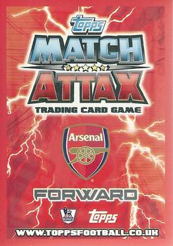 2012-13 Topps Match Attax Premier League #17 Gervinho Back