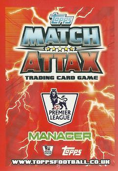 2012-13 Topps Match Attax Premier League #74 Martin Jol Back