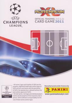 2010-11 Panini Adrenalyn XL UEFA Champions League #NNO Loukas Vyntra Back