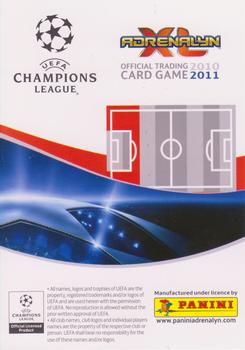 2010-11 Panini Adrenalyn XL UEFA Champions League #NNO David Weir Back
