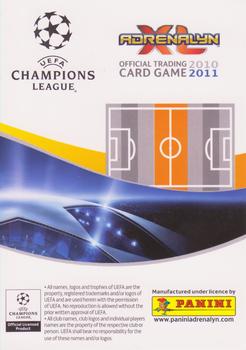 2010-11 Panini Adrenalyn XL UEFA Champions League #NNO Bibras Natkho Back