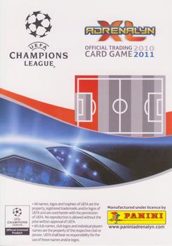 2010-11 Panini Adrenalyn XL UEFA Champions League #NNO Dani Alves Back