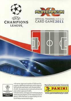 2010-11 Panini Adrenalyn XL UEFA Champions League #NNO Emmanuel Eboue Back