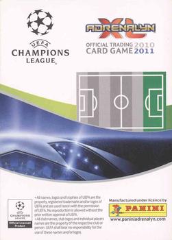 2010-11 Panini Adrenalyn XL UEFA Champions League #NNO Jimmy Briand Back