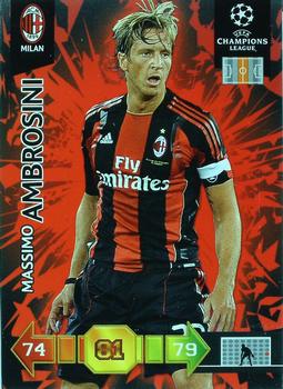 2010-11 Panini Adrenalyn XL UEFA Champions League #NNO Massimo Ambrosini Front