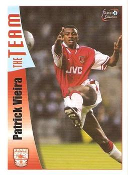 1997-98 Futera Arsenal Fans' Selection #14 Patrick Vieira Front