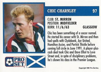 1991-92 Pro Set (Scotland) #97 Chic Charnley Back