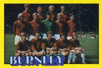 1974-75 A&BC Chewing Gum #24 Burnley Team Front