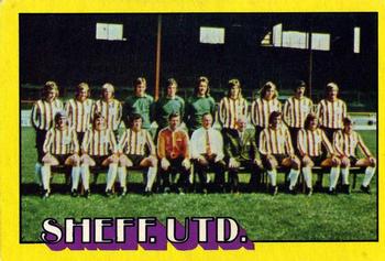 1974-75 A&BC Chewing Gum #82 Sheffield United Team Front