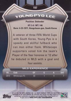 2013 Topps MLS #197 Lee Young-Pyo Back