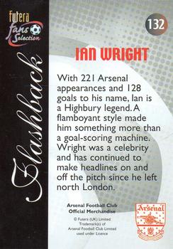 2000 Futera Fans Selection Arsenal #132 Ian Wright Back