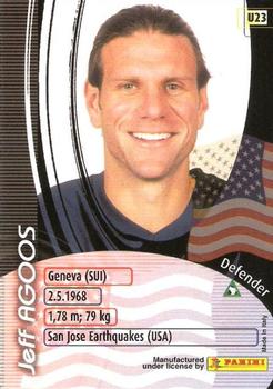 2002 Panini World Cup - USA Exclusives #U23 Jeff Agoos Back