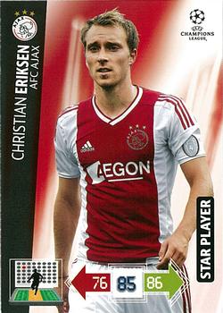 2012-13 Panini Adrenalyn XL UEFA Champions League #NNO Christian Eriksen Front