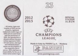 2012-13 Panini UEFA Champions League Stickers #23 Steven Defour Back