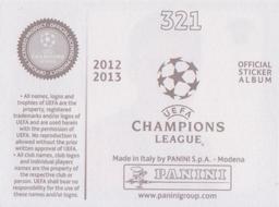 2012-13 Panini UEFA Champions League Stickers #321 Yaroslav Rakitskiy Back