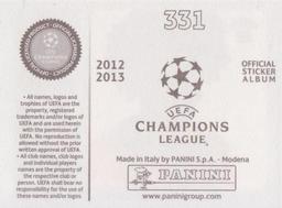 2012-13 Panini UEFA Champions League Stickers #331 Willian Back