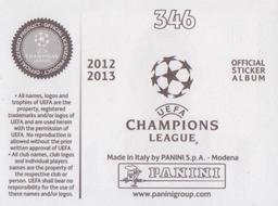 2012-13 Panini UEFA Champions League Stickers #346 Arturo Vidal Back